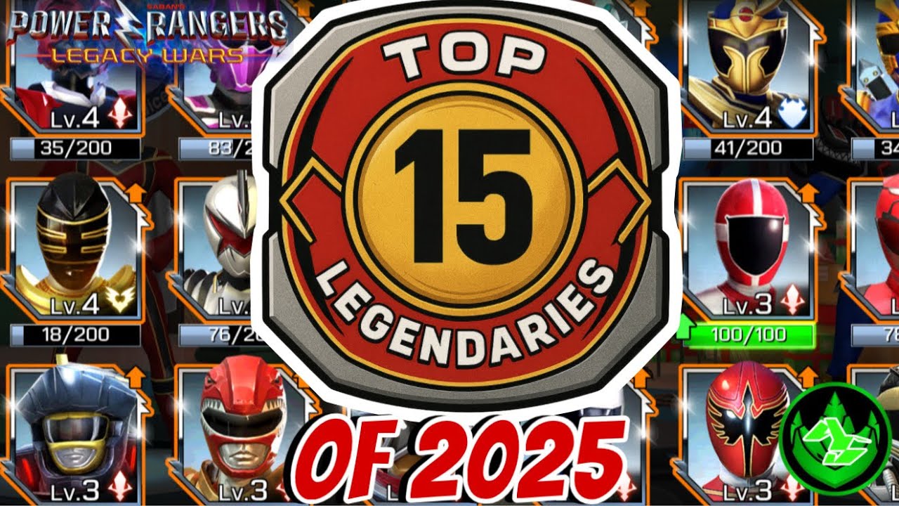 ТОП-15 ЛЕГЕНДАРНЫХ ПЕРСОНАЖЕЙ 2025 ГОДА!! - Power Rangers: Legacy Wars