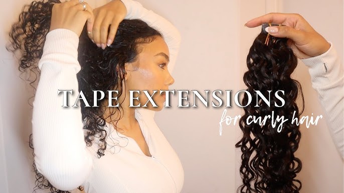 Curly Tape-In Hair Extensions: The Easiest Way to Add Volume 10 HOW TO INSTALL CURLY TAPE EXTENSIONS! STEP BY STEP TUTORIAL, TIPS FOR EASY APPLICATION AT HOME
