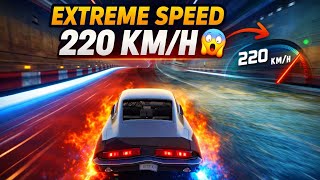 EXTREME SPEED 220 KM/H 😱🔥 | Ultimate Car Racing Game | High Speed Gameplay screenshot 4