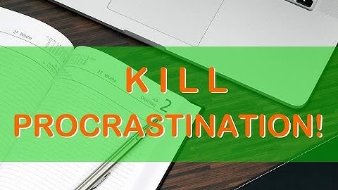 Kill Procrastination! Seinfeld Strategy- Animated Video
