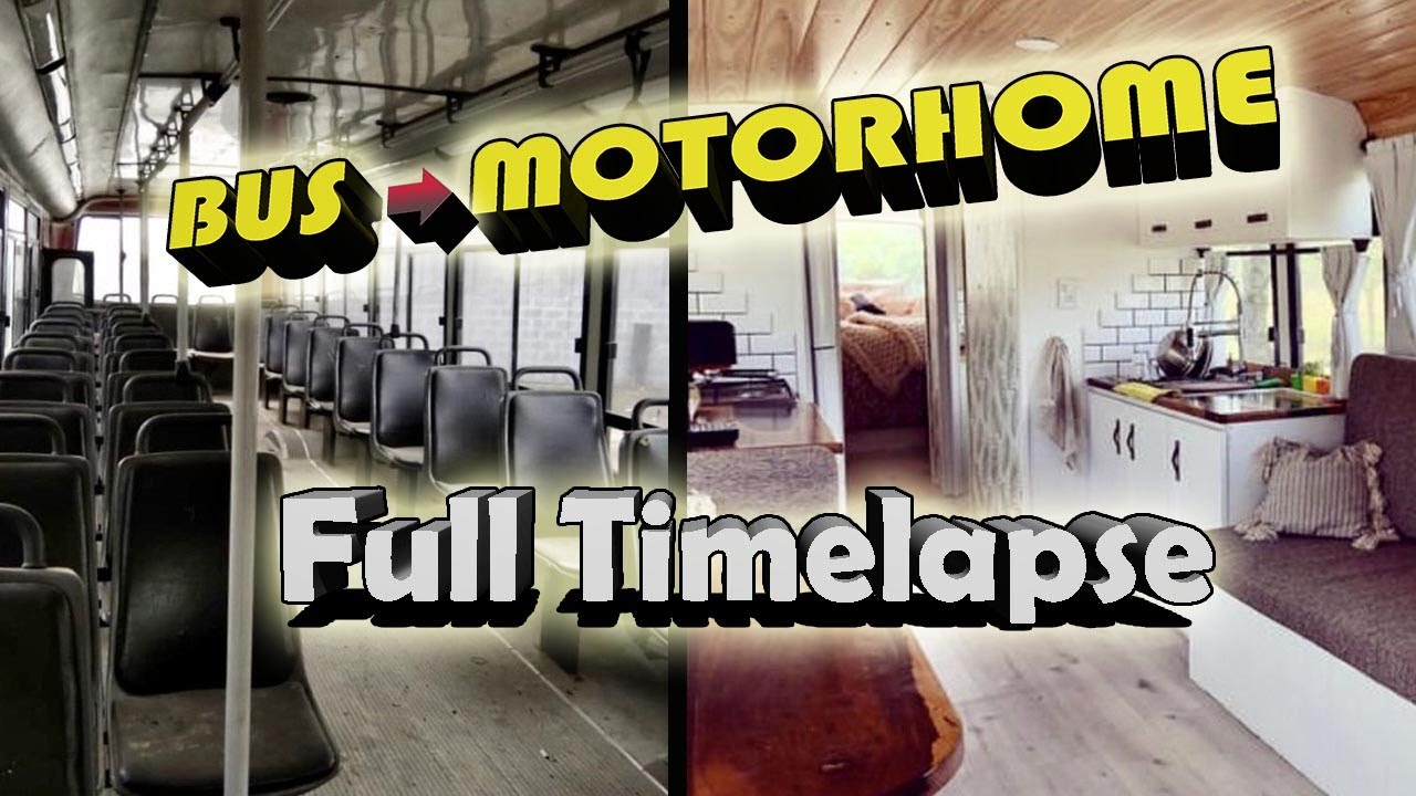 De Bus a Motorhome FULL TIMELAPSE!