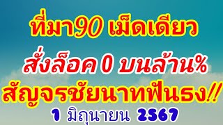 ที่มา 90 เม็ดเดียวสั่งล็อค 0 บนล้าน% สัญจรชัยนาทฟันธงออกตัวนี้ #1มิถุนายน2567