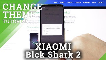 How to Switch Theme on Xiaomi Black Shark 2  –  Style Settings