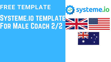 Systeme.io template For Male Coach 2/2 funnel