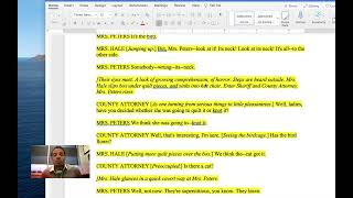 Trifles Lecture 1