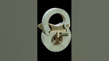 DIY  Secret wooden padlocks