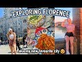 TRAVELLING TO FLORENCE || City Tour, LOTS of food & Visiting PISA!