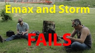 Emax 250 and Storm Racing Drone FAILS