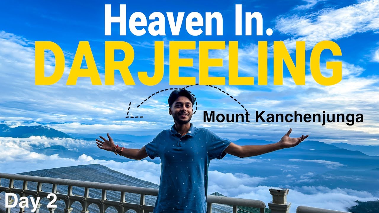 Observatory Hill Darjeeling 😍| Snowy Mount Kanchenjunga Peaks | Darjeeling Vlog 03