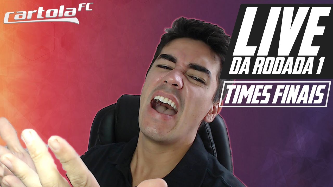 LIVE CARTOLA FC 2017 - TIMES FINAIS - DICAS rodada 1 camillo di cavour