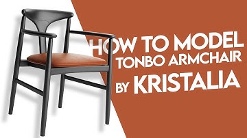 Tonbo Armchair by Kristalia | Speed Modeling 3DS MAX |