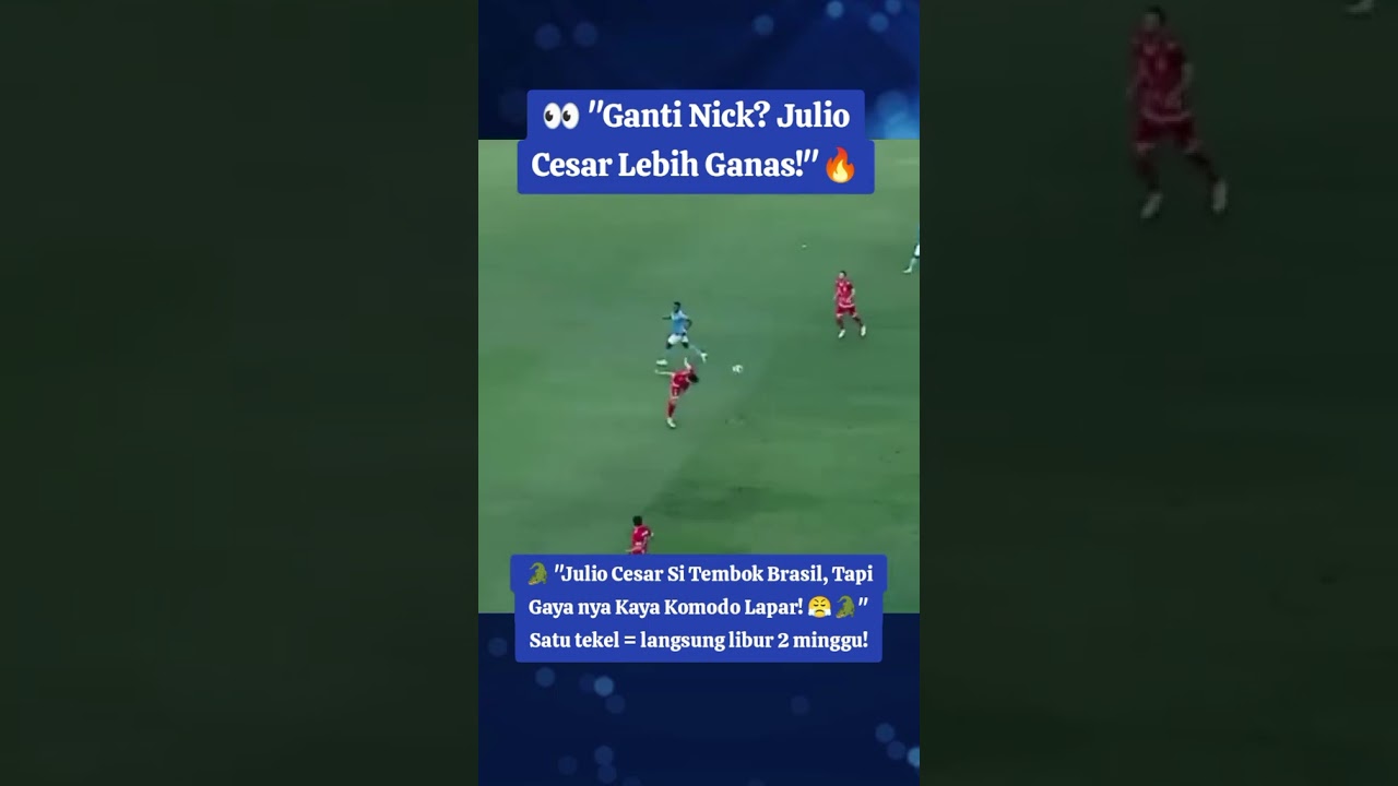 🔥 "Julio Cesar, bek baru Persib yang bikin lawan mikir dua kali! Inikah skillnya?