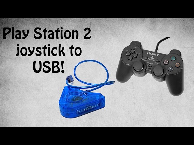 PlayStation 2 joystick to USB | Dualshock 2 USB Use PlayStation 2 controller on PC! - YouTube