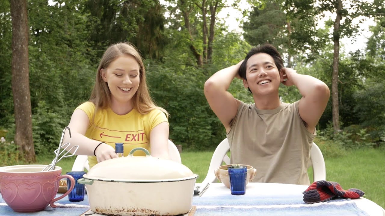 [Junellie][국제커플]스웨덴에서 먹는 삼계탕 대신 닭 한마리!