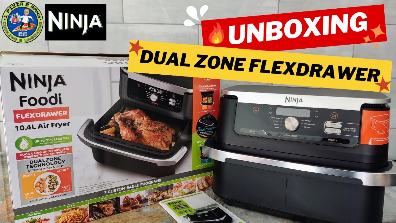 Buy the Ninja Foodi AF500 XXXL Flex Drawer 10.4L Mega Zone Air