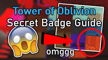 JToH: Tower of Oblivion (ToO) SECRET BADGE / Hard Mode Guide