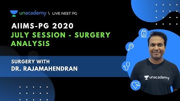 AIIMS-PG 2020 - July Session - Surgery Analysis by Dr. Rajamahendran
