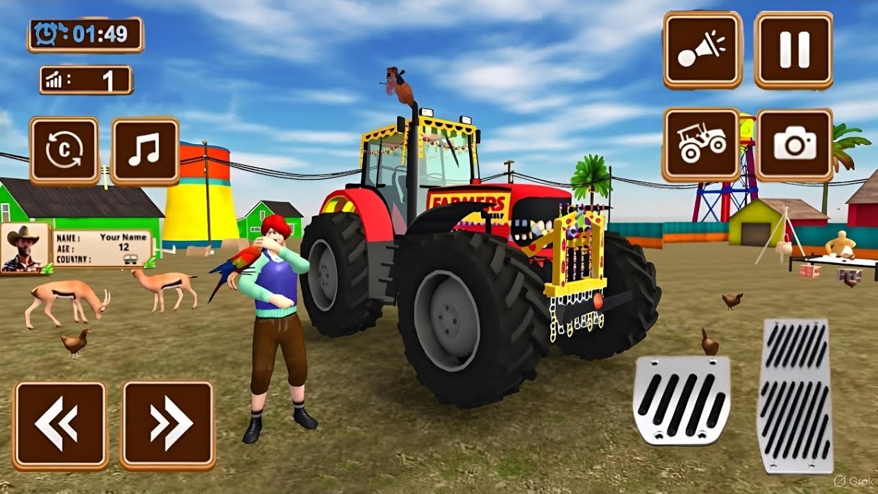 Tractor Farming New Game - Android Gameplay 1