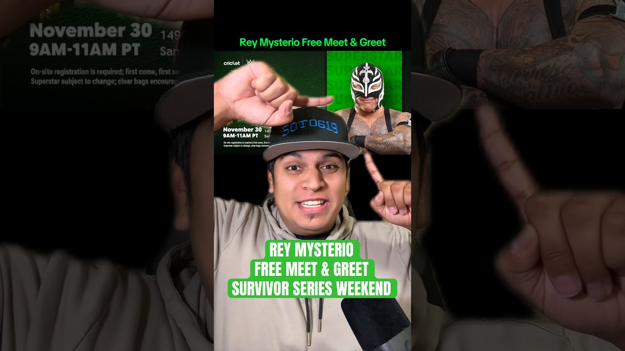 Rey Mysterio FREE Meet & Greet at Cricket Wireless after Survivor Series 