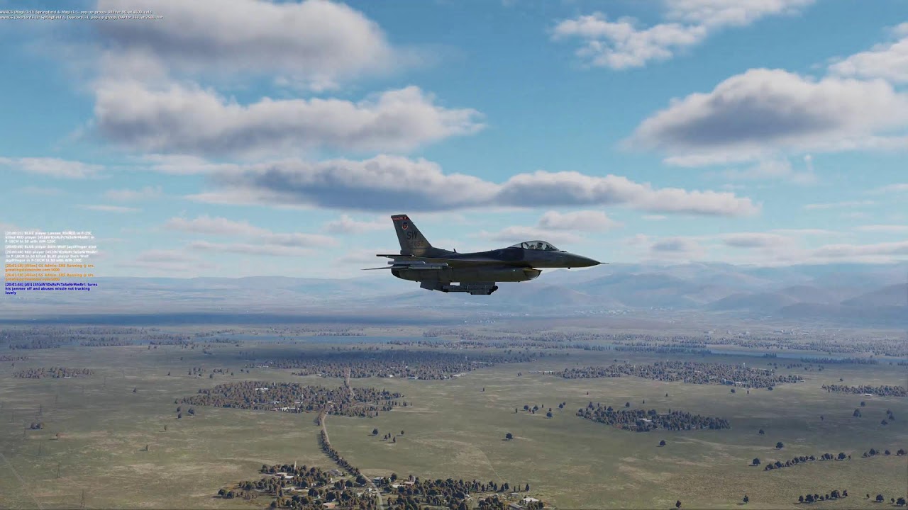 DCS Growling Sidewinder F16 .