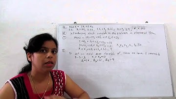 Simplex method (LPP) - Part3
