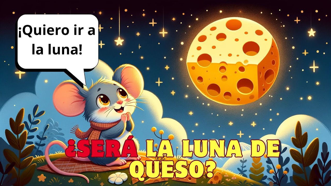 🐭El Ratón y la Luna de Queso🧀| Cuentos infantiles| Cuentos para dormir