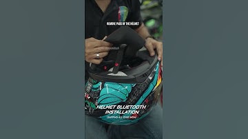 Helmet Bluetooth Installation Video | Team Redditch Angamaly #bike #helmet #bikeaccessories #rider