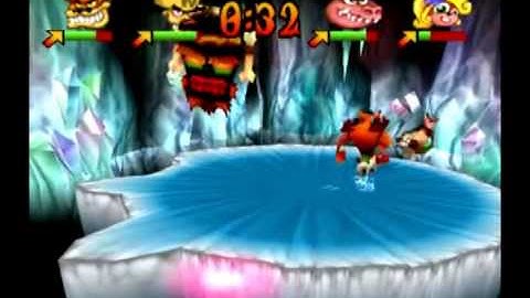 Crash Bash - Warp Room 3: Old Mines - 127) Melt Panic Lv. 5