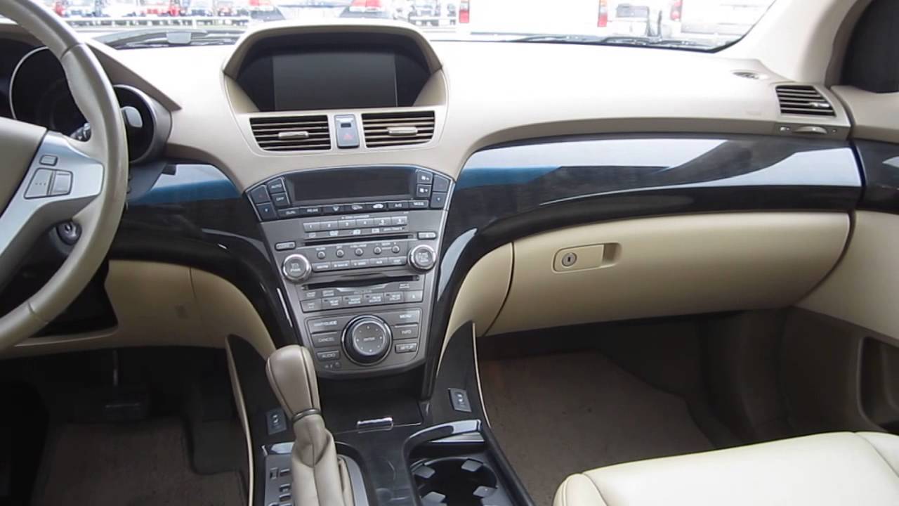 2007 Acura Mdx Aspen White Pearl Stock 12937p Interior Youtube