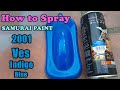 How to Spray Samurai Paint Ves Indigo Blue 2001