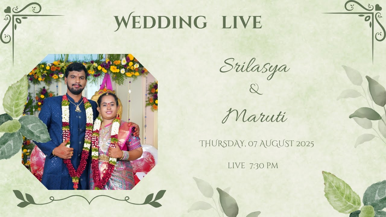 Srilasya & Maruti wedding live !!!