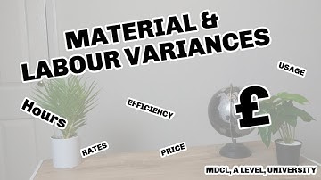How to calculate favourable & adverse variance analysis - Direct Materials & Labour (MDCL AAT)
