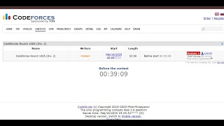 Codeforces Round 1005 (Div. 2) LIVE  || #codeforces #live #contest #programming
