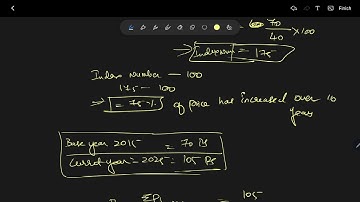 Video 50: Introduction to Index Numbers