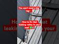 How to fix that leaking valley, on your roof check it out😎 #roofrepair #roofers #fypシ #diy