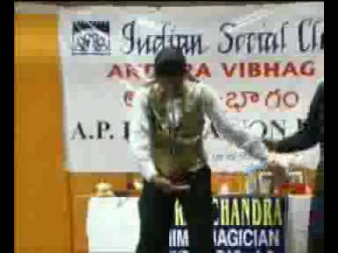 Ravi Chandra Deaf Magician Performance