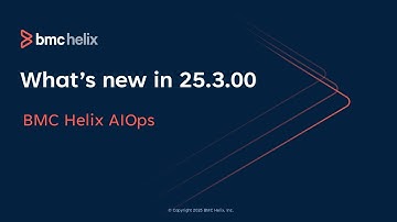 What’s new in BMC Helix AIOps 25.3