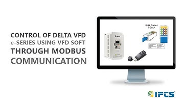 CONTROL OF DELTA VFD e-SERIES USING VFD SOFT THROUGH MODBUS COMMUNICATION | IPCS Automation