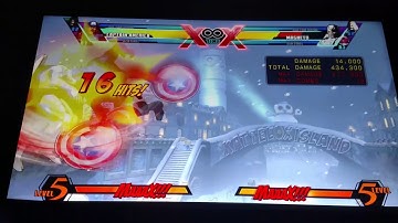 ULTIMATE MARVEL VS CAPCOM 3 - CAPTAIN AMERICA WITH DOOM ASSIST 100%