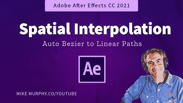 After Effects: Spatial Interpolation (Auto-Bezier to Linear)
