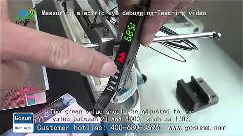 Measuring object labeling sensor debugging teaching video