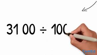 Dividing by 100