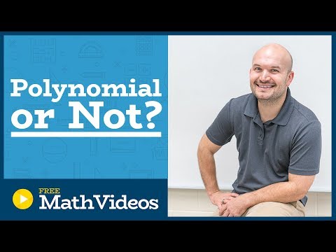 Video: Hoe kun je zien of een uitdrukking een polynoom is?