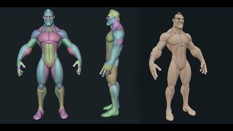 Disney Villain Clayton Character Blocking Using Blender 2.91