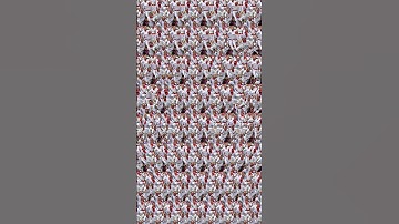 Running from... what in this stereogram? #stereogram #challenge #hidden #cool #3d