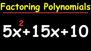 Factoring Polynomials like THIS to get FULL MARK | Algebra 