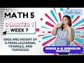 MATATAG MATH 5 Quarter 1 Week 7 Base Height Formulas Area Of Triangle Parallelogram Trapezoid MATATAG MATH 5 Quarter 1 Week 7 Base Height Formulas Area Of Triangle Parallelogram Trapezoid