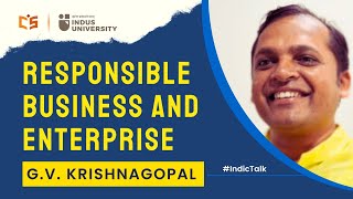 Responsible Business and Enterprise- G.V. Krishnagopal