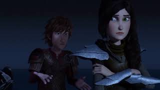 Dragons race to the edge season 4  Hiccup Haddock and Heather and Dagur Rtte