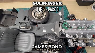 Building the 007 Goldfinger Aston Martin DB5 – Agora Models Pack 6 Progress